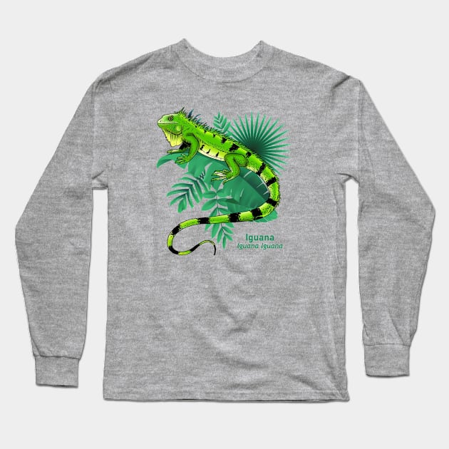 Iguana Long Sleeve T-Shirt by PJcriativo